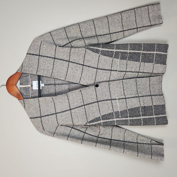 NIC+ZOE‎ Women's Placed Plaid Blazer Size Medium - Picture 3 of 10